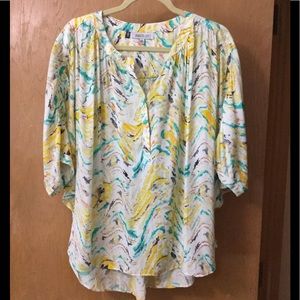 Jennifer Lopez Watercolor Top